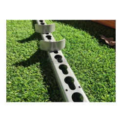 Conjunto 4 zapatas cazoletas y 2 rieles equitación