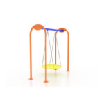 Columpio inclusivo plato plástico