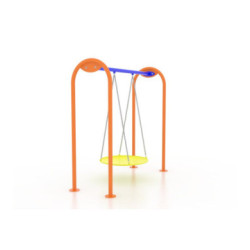 Columpio inclusivo plato plástico