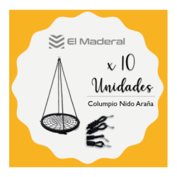 Columpio Nido Araña x 10 unidades