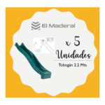 Tobogán 2.2 M para Juegos Infantiles y Piscina x 5 unidades
