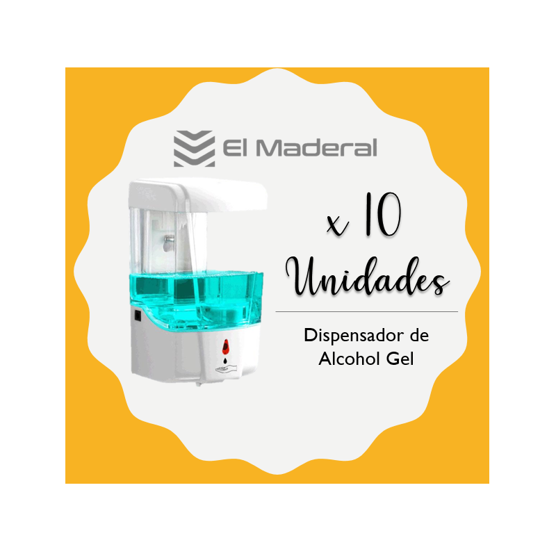 Dispensador con Sensor 700 ml x 10 unidades