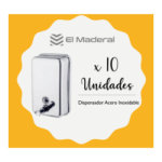 Dispensador de Jabón Acero Inoxidable 500 Ml x 10 unidades