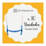 Columpio Doble con cuerda x 10 unidades