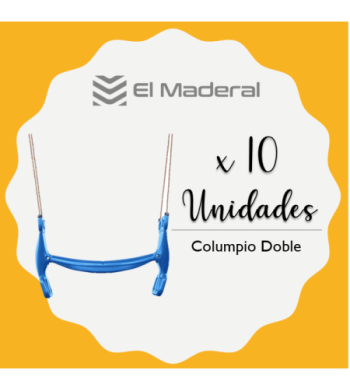 Columpio Doble con cuerda x 10 unidades