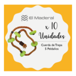 cuerda para trepar con 5 apoyos x 10 unidades