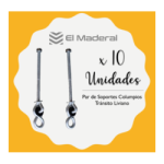 SOPORTES COLUMPIO X 10 UNIDADES