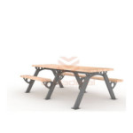 Mesa picnic inclusiva