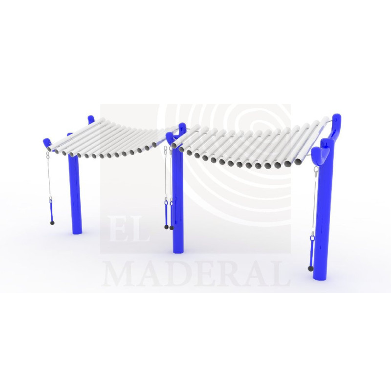 Xilófono tubos mantaraya