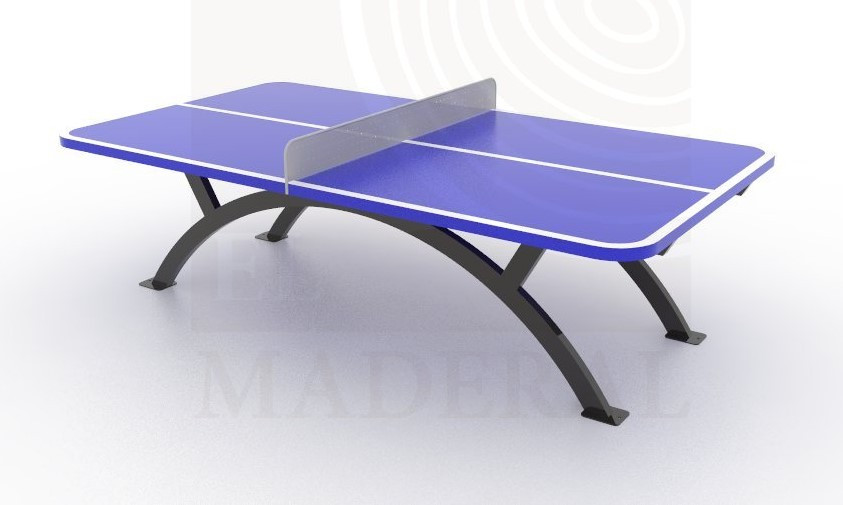 Mesa de ping pong metálica