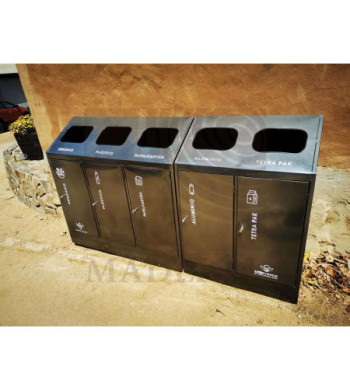 Basurero ecológico  5 segregaciones