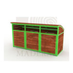 Contenedor reciclaje triple