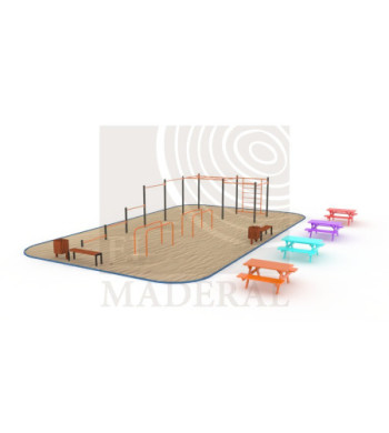 Espacio para deporte, recreación y convivencia escolar