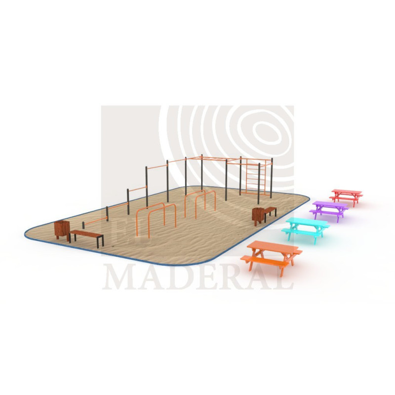 Espacio para deporte, recreación y convivencia escolar