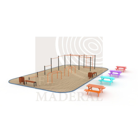 Espacio para deporte, recreación y convivencia escolar