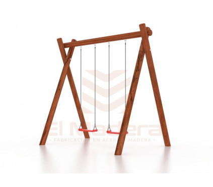 Columpio doble para Patio