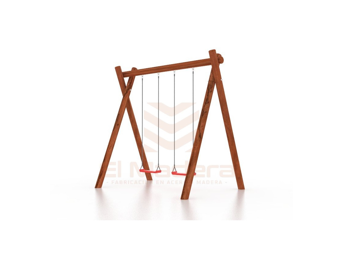 Columpio doble para Patio