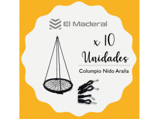 Columpio Nido Araña x 10 unidades
