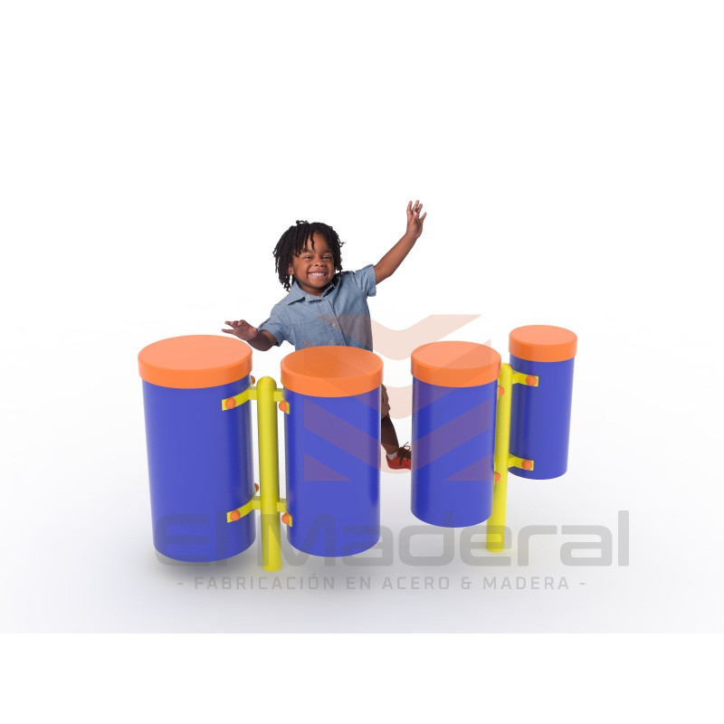 Juego linea de tambores