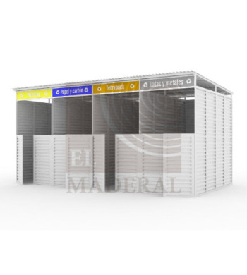 Bodega Cuádruple  para acopio ecológico