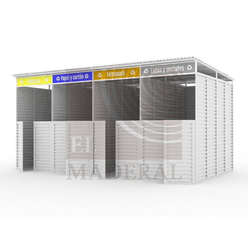 Bodega Cuádruple  para acopio ecológico