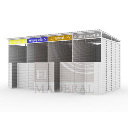 Bodega Cuádruple  para acopio ecológico