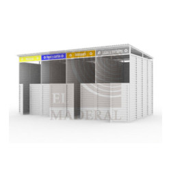 Bodega Cuádruple  para acopio ecológico