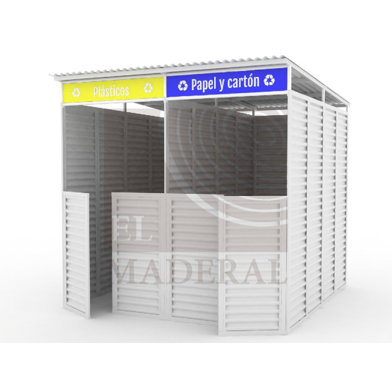 Bodega doble  para acopio ecológico