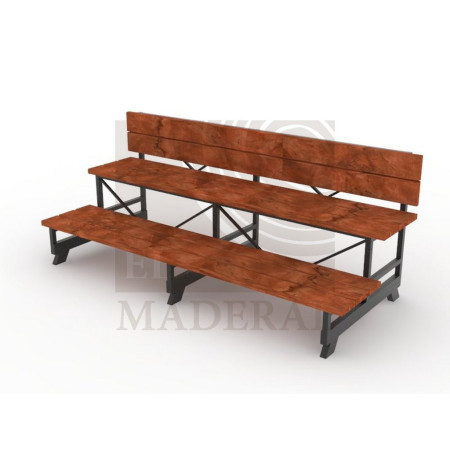 Gradería dos niveles