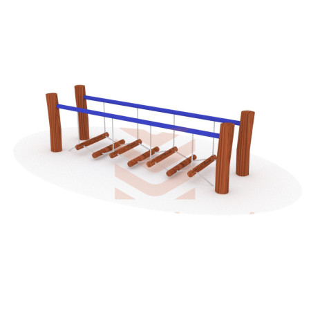 Puente Infantil Tronco Metal El Paso | Juego de Equilibrio | El Maderal