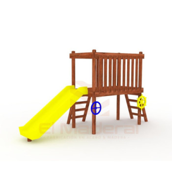 Juego Infantil para Patio Exterior | Juegos de Madera | El Maderal