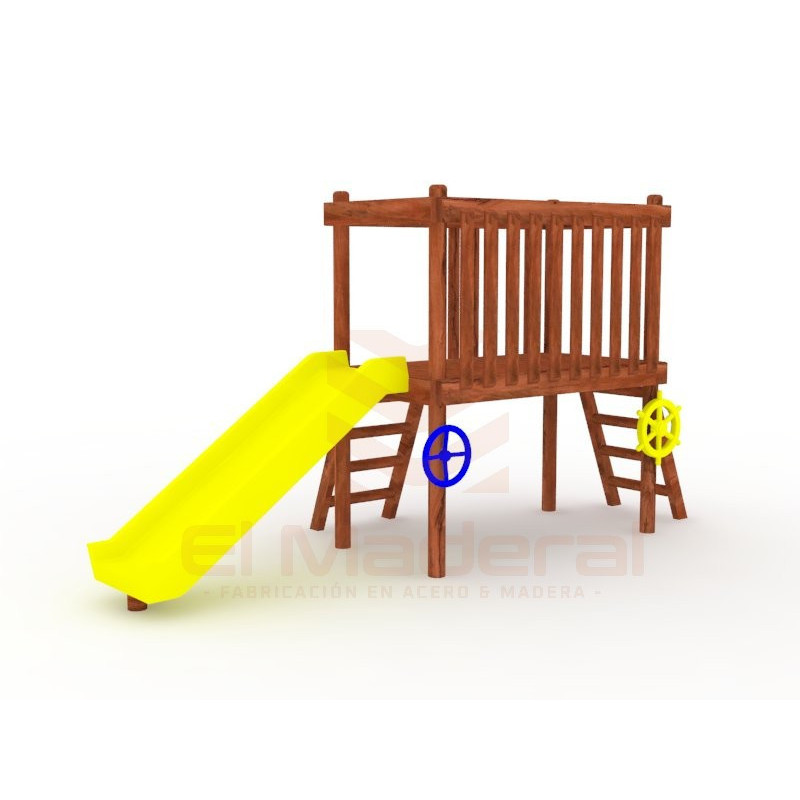 Juego Infantil para Patio Exterior | Juegos de Madera | El Maderal