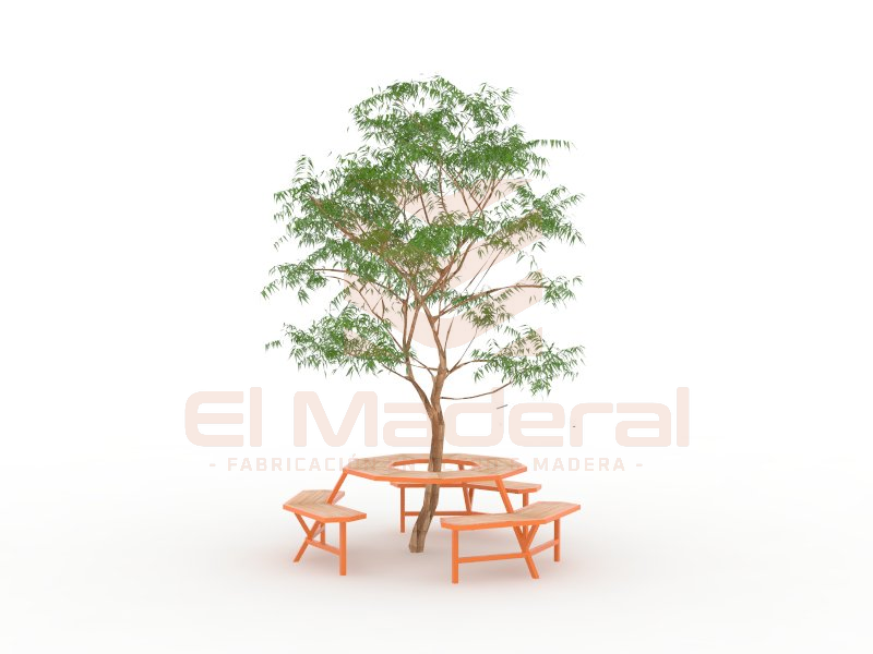 Mesa para árbol