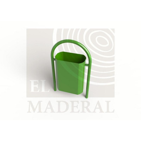 Basurero alameda curvo