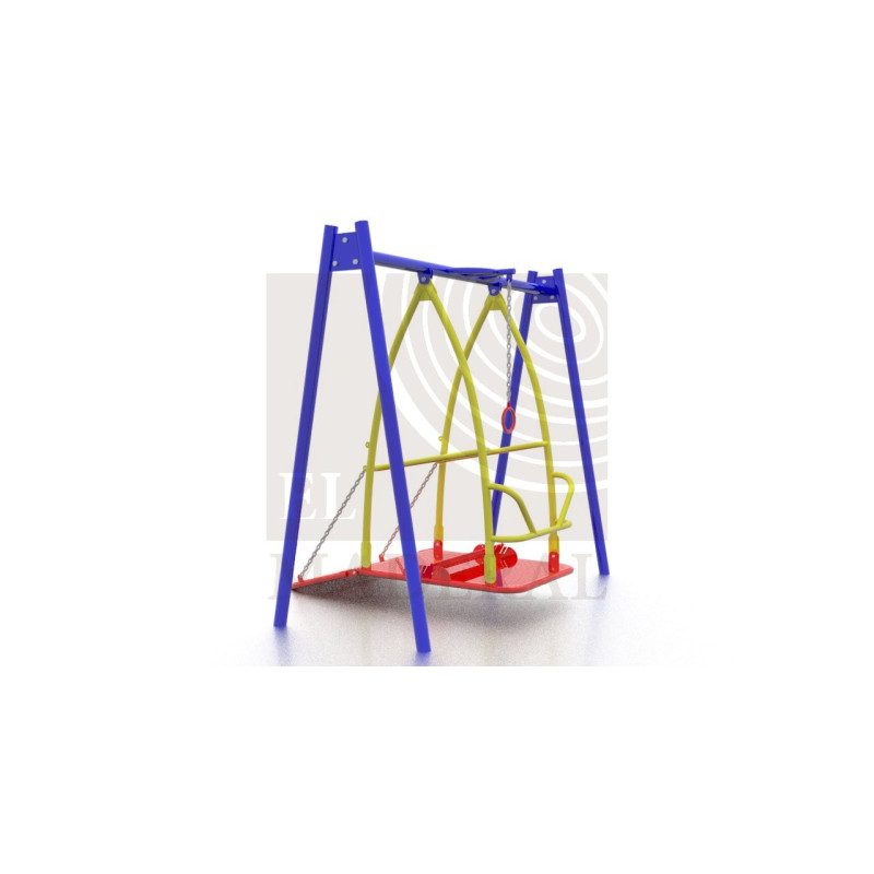 Columpio base inclusiva