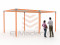 Cobertizo patio 2 cuerpos