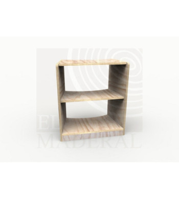 Estantería semicurva