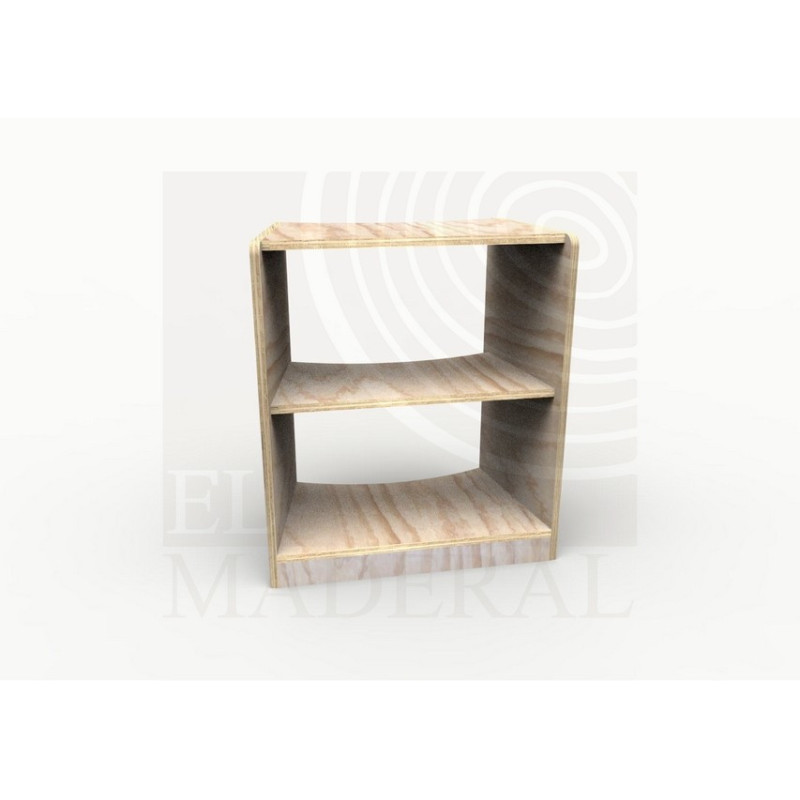 Estantería semicurva