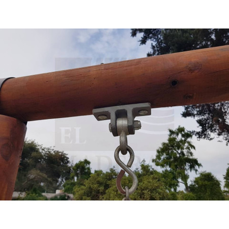 soporte para columpios de alto tránsito