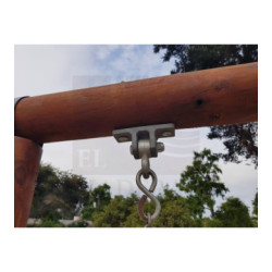 soporte para columpios de alto tránsito