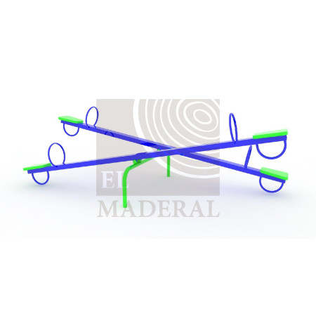 Balancín doble metálico