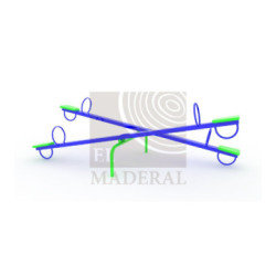 Balancín doble metálico