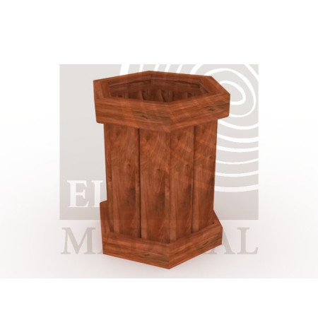 Jardinera Hexagonal Corto