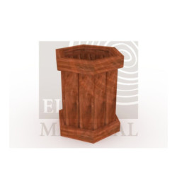 Jardinera Hexagonal Corto