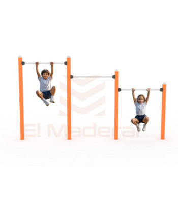 Barra dominada triple kids