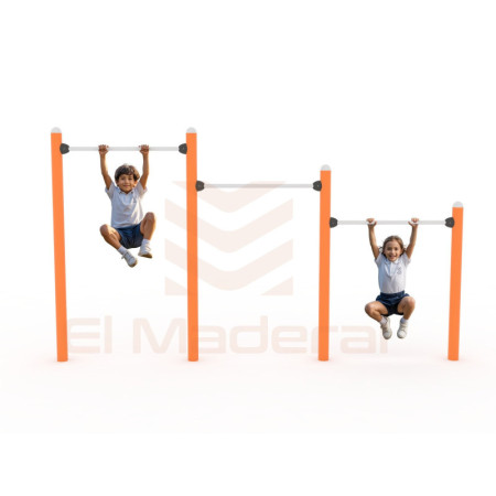 Barra dominada triple kids