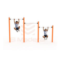 Barra dominada triple kids