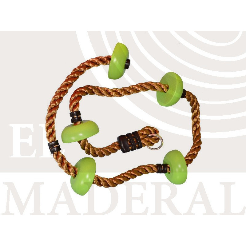 cuerda para trepar con 5 apoyos