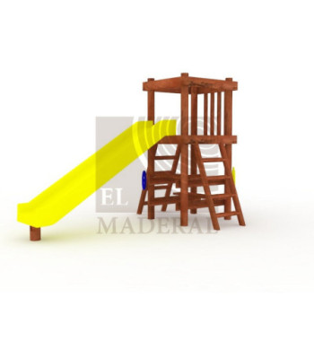 Tobogán con accesorios