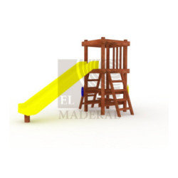 Tobogán con accesorios